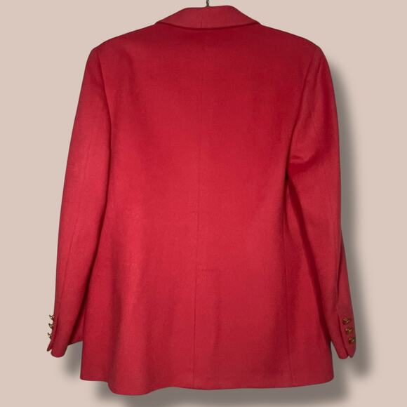 Pietrafesa for Studio 121 Size 10 Dusty Pink Camel Hair Blazer 3 Button Jacket - Picture 2 of 16